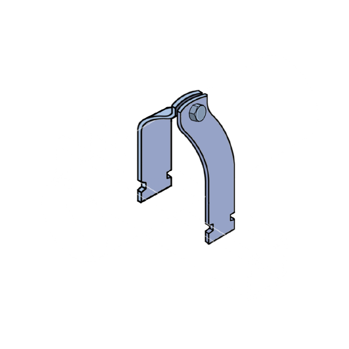 2 PIECE CHANNEL CLAMP
